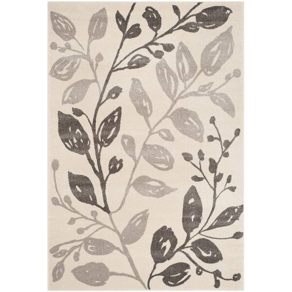 Safavieh Porcello Ivory/Grey 4 ft. x 6 ft. Area Rug
