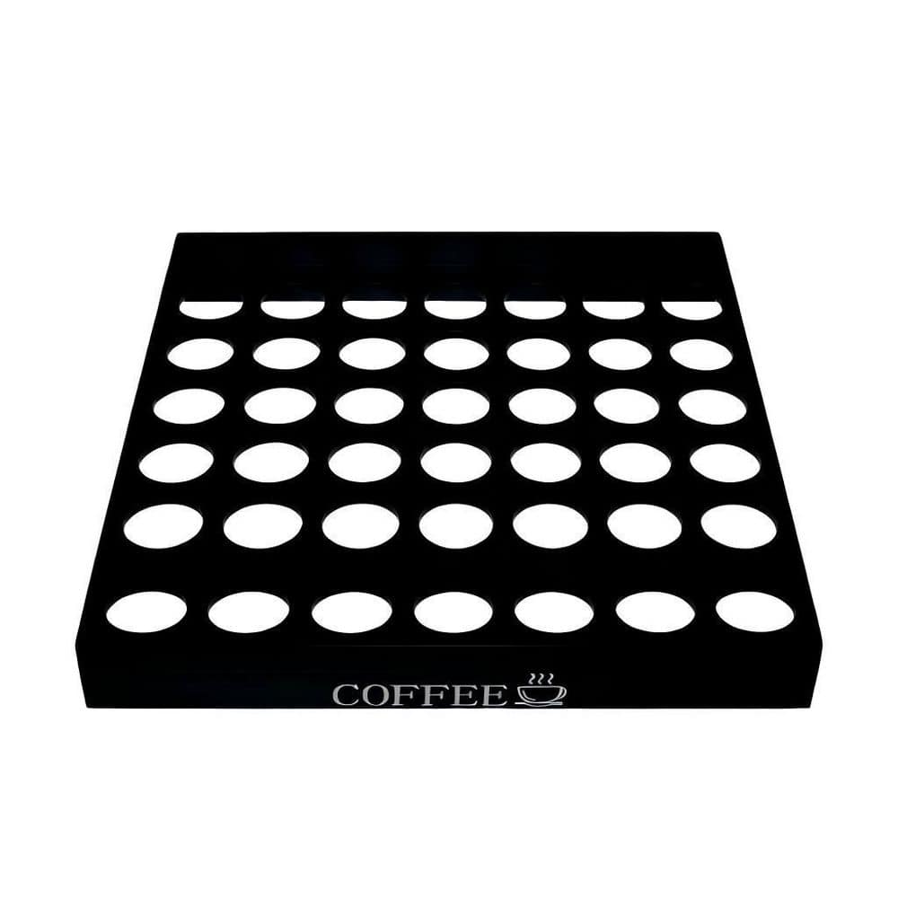 Black Bamboo K Cup Holder Drawer, Countertop Coffee Pod Organizer Holds 35 K-Cups for Kitchen & Office Coffee Station price history on PriceWatchPro