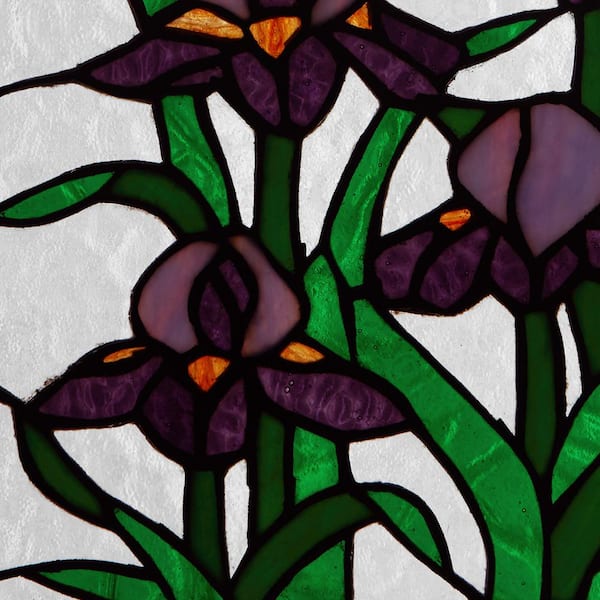 I made some Lily of the Valley panels. : r/StainedGlass