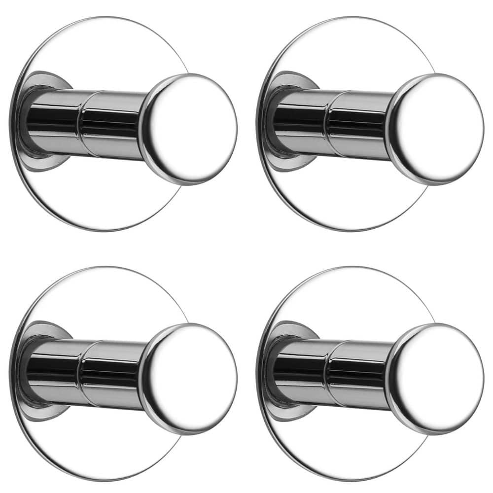 Robe and Towel Hook Wall Mount Chrome Finish SUS304 Stainless Steel 11 lb Load Capacity 4 Pack Essentials price history on PriceWatchPro