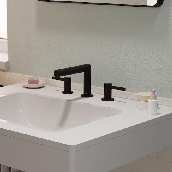 Hansgrohe Zesis S 8 in. Widespread Double Handle Bathroom Faucet