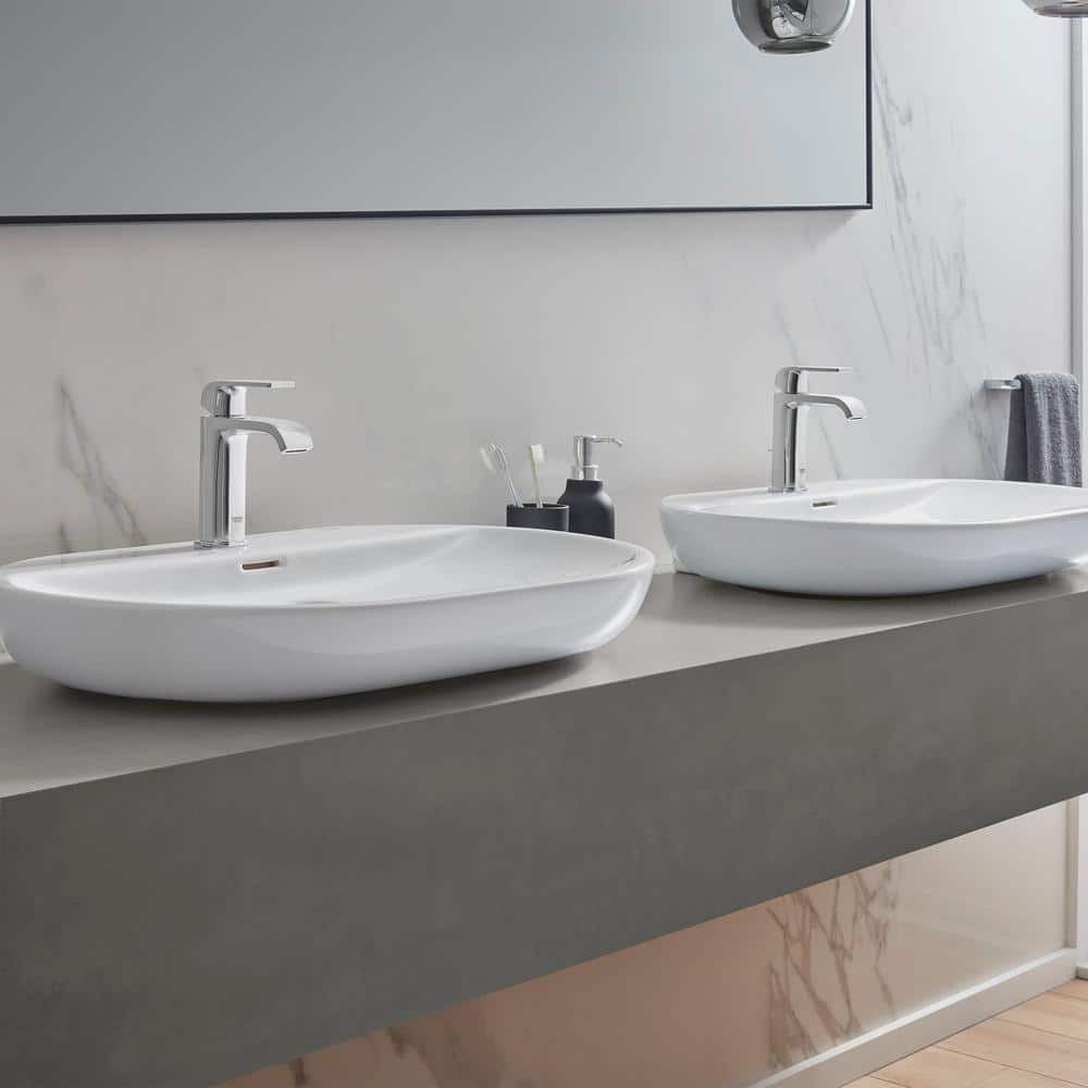Alpine White Ceramic Oval Wall-Mount Vessel Sink