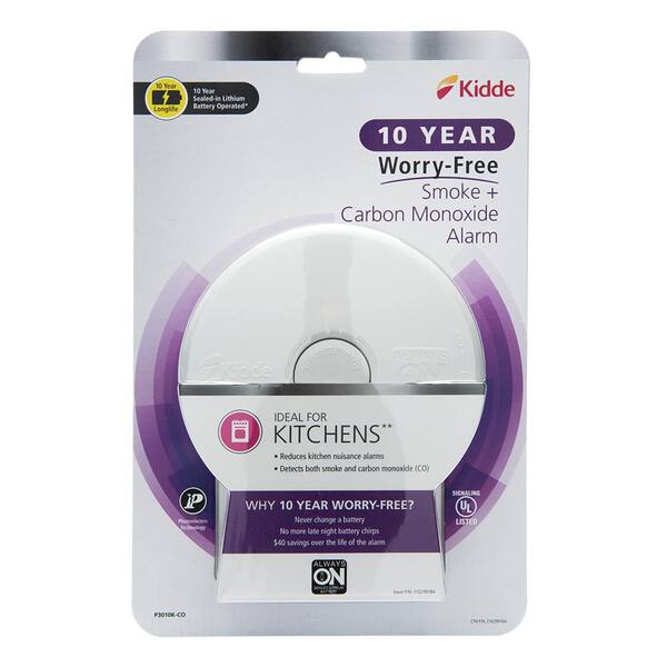 Kidde FireX Smoke Alarm Hardwired + 10-Year Never-Change Backup Battery SMAC10YFEX - Case of 6