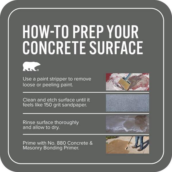 BEHR PREMIUM - 1 gal. #N460-6 Hematite Self-Priming 1-Part Epoxy Satin Interior/Exterior Concrete and Garage Floor Paint