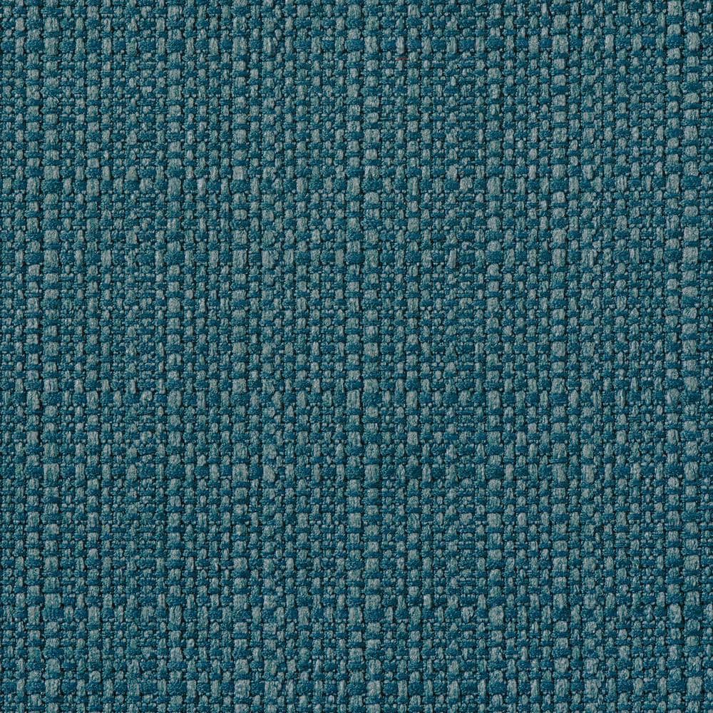 Scandinavian Blue Barrel Accent Chair in Solid Wood
