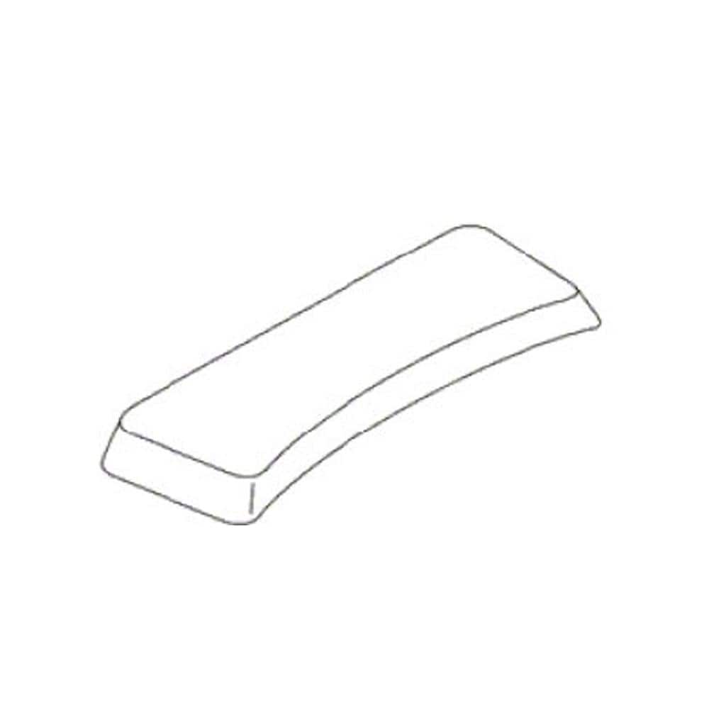 White Ceramic Round Toilet Tank Cover