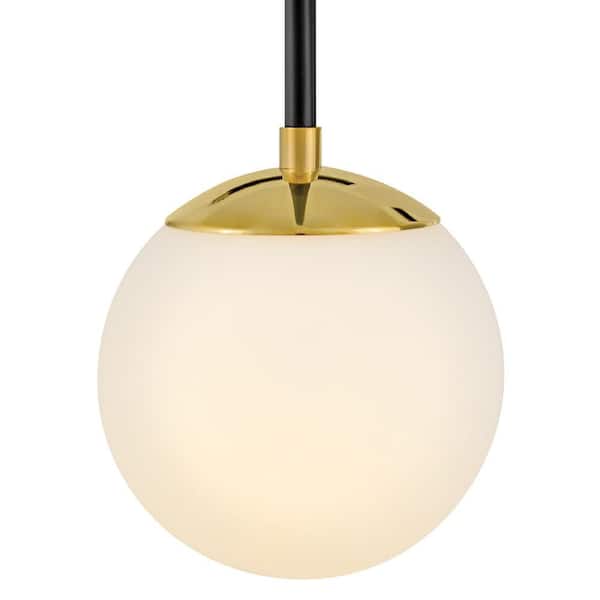 LARK Auggie 1-Light Bright Brass Sconce 83570BBR - The Home Depot