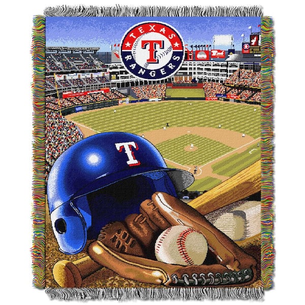 THE NORTHWEST GROUP Texas Rangers Polyester Throw Blanket