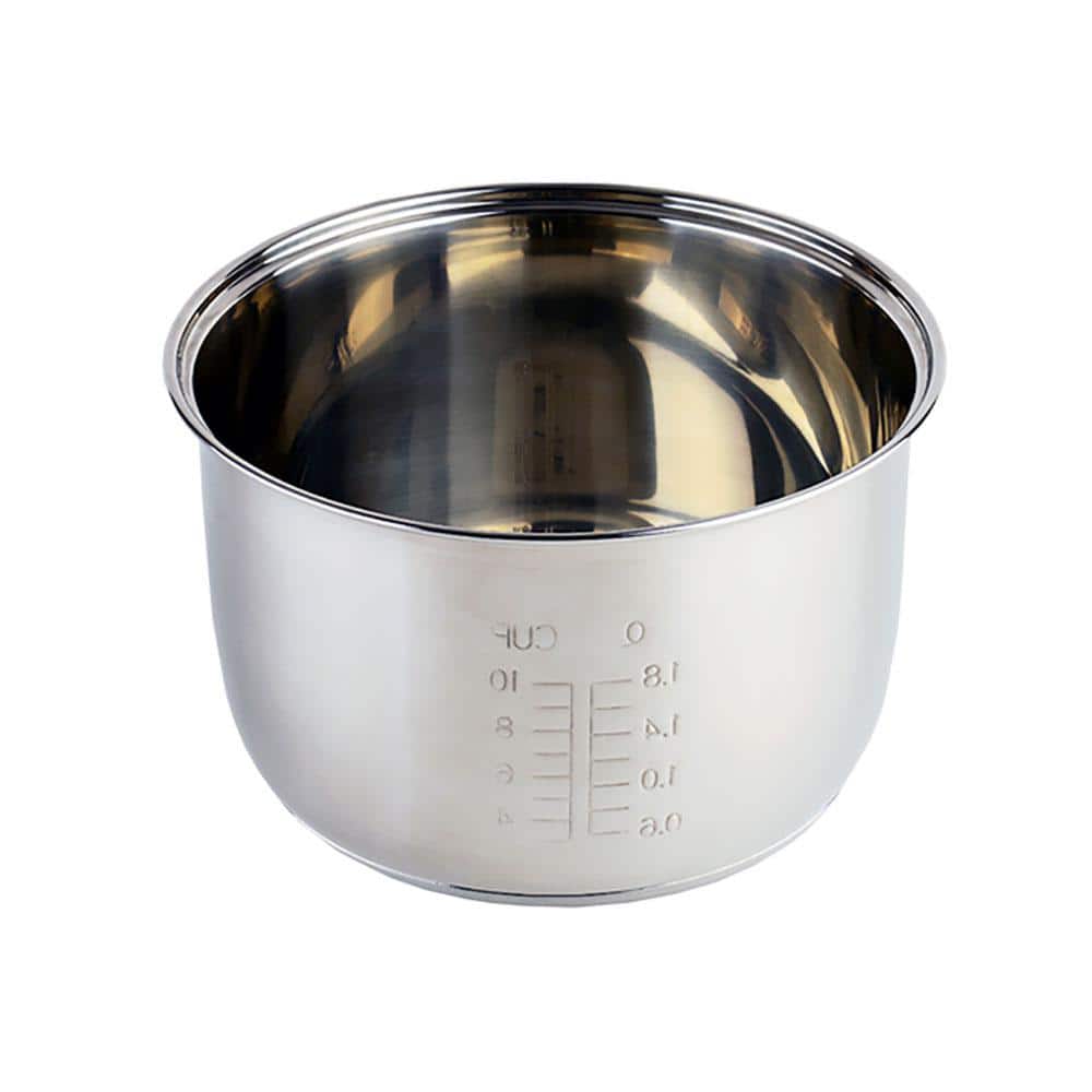20-Cup Stainless Steel Electric Rice Cooker with Steamer