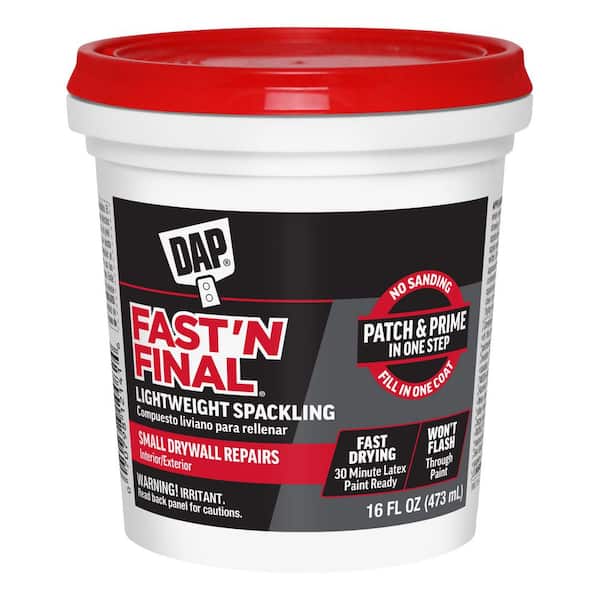 DAP Fast 'N Final 16 oz. White Lightweight Spackling