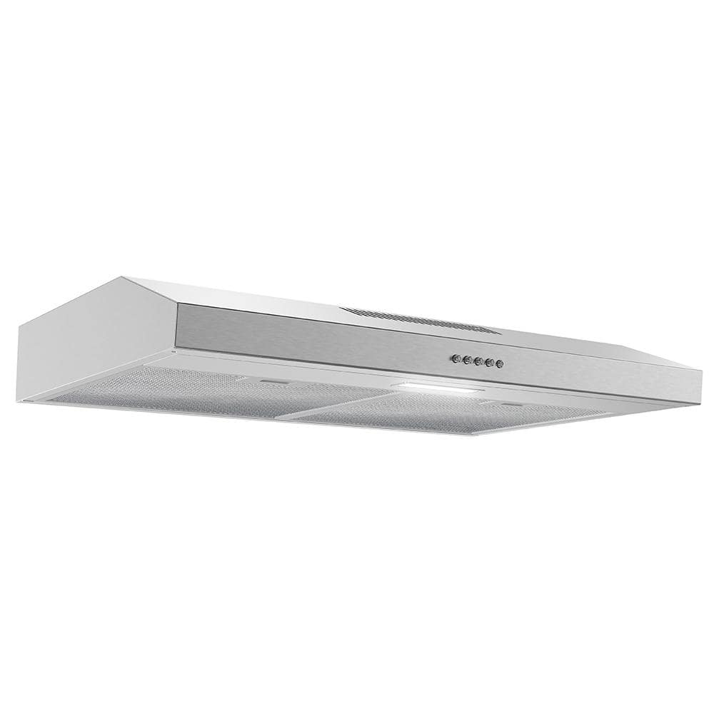 Streamline 30-Inch Stainless Steel Under Cabinet Range Hood with Charcoal Filter