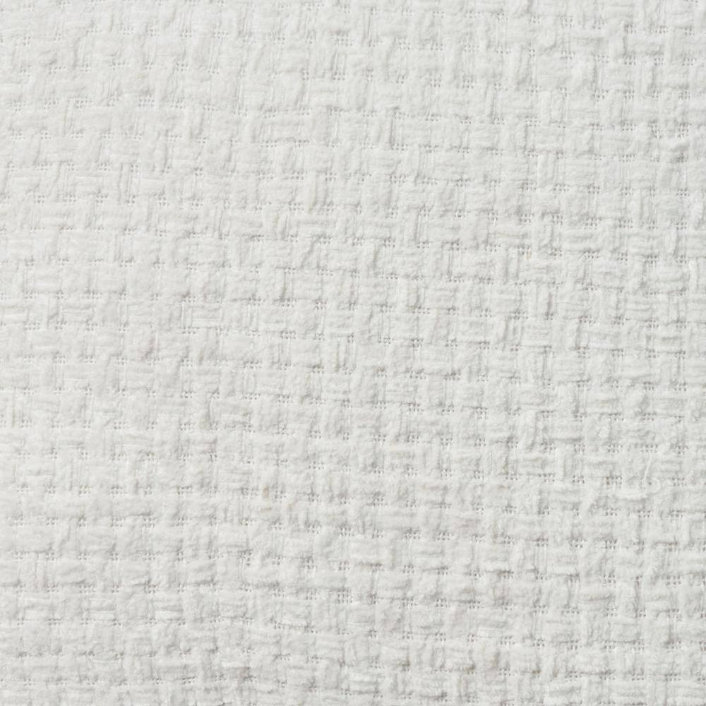 White Chenille Waffle Weave 18" x 18" Throw Pillow Set