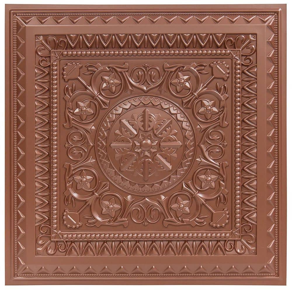 Reviews for Art3dwallpanels Copper 2 ft. x 2 ft. Decorative Spanish