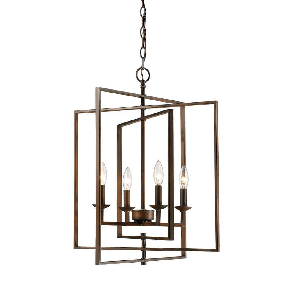 Millennium Lighting 4-Light 20 in. Rubbed Bronze Pendant