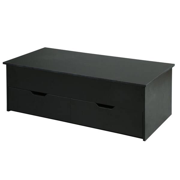 45.3 rectangular wood 2 drawer coffee table