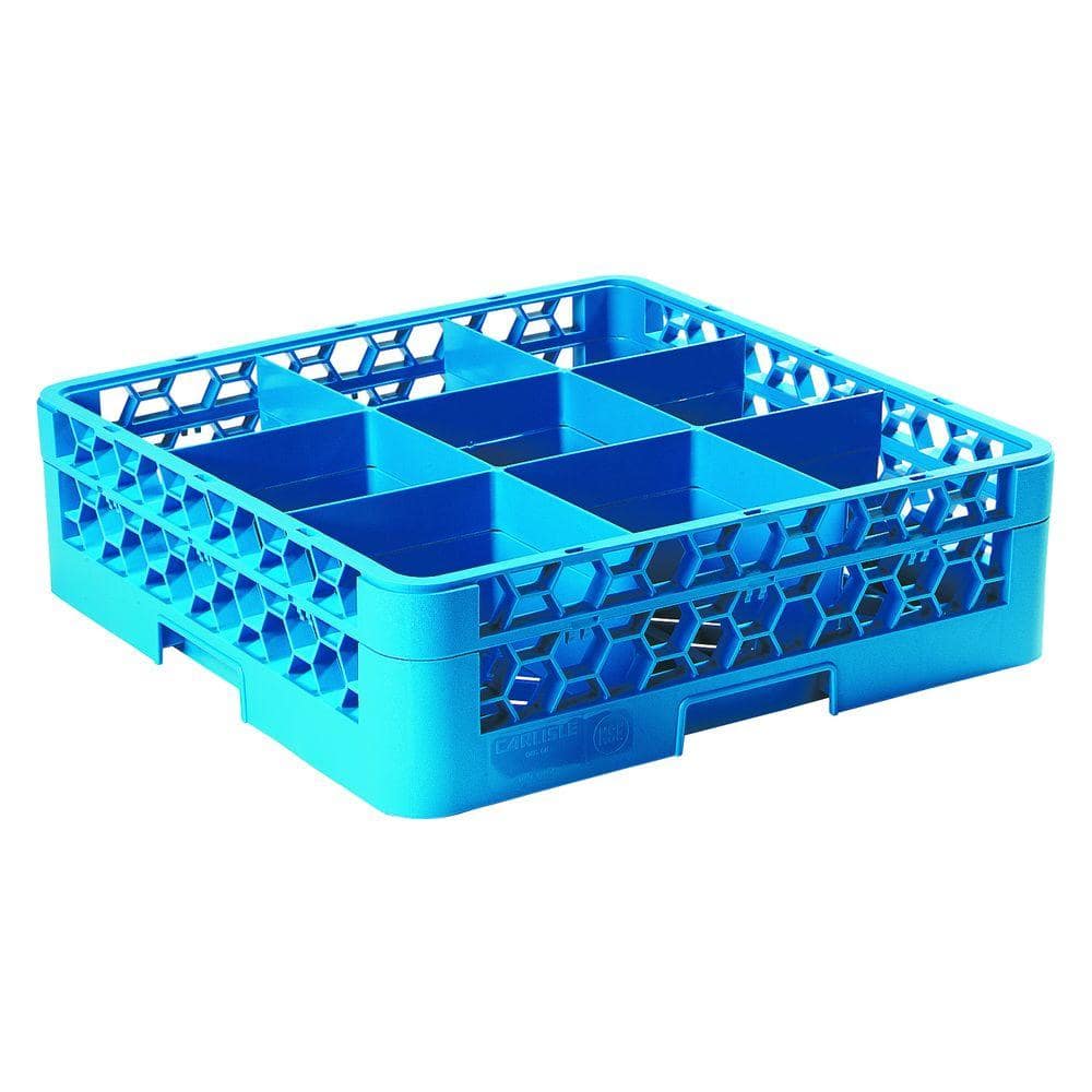 2.5 in. Dishwasher Rack for Pans or Insulated Meal Trays in Blue (Case of 3)