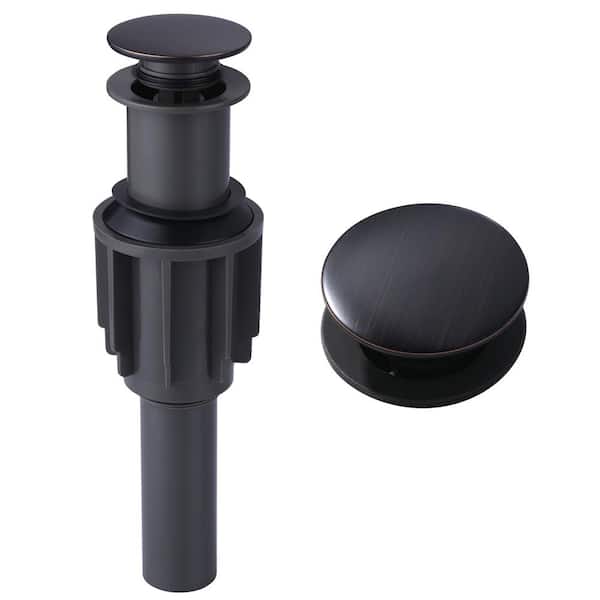 ALEASHA Drain Assembly Stopper without Overflow in Oil Rubbed Bronze