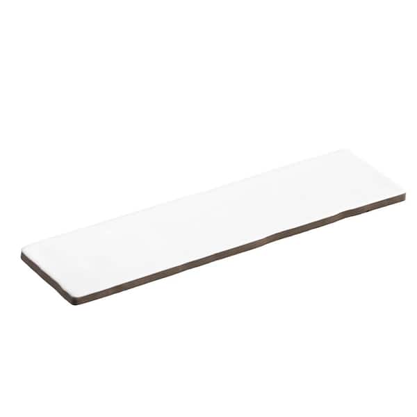 ANDOVA Parado Rectangle 11.02 in. x 2.95 in. Matte Ballet Beige Porcelain Marble Tile (5.42 sq. ft./case)