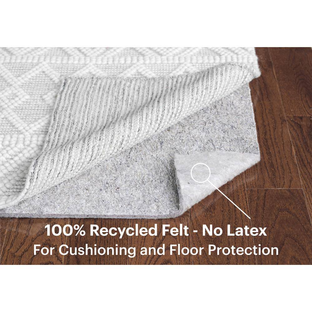 Classic 5' x 8' Gray Felt Cushioned Rug Pad