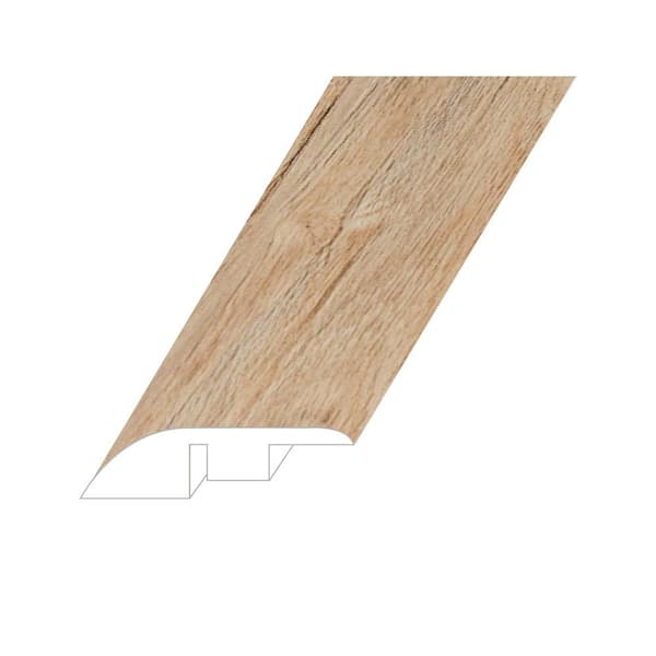 Montserrat Manifesto Sublime Teak 0.6 in. Thick x 1.8 in. Wide x 94.5 in. Length Vinyl Reducer Molding