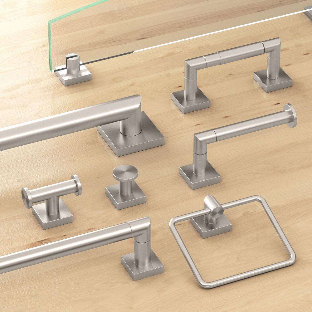 Satin Nickel 30-Inch Wall Mounted Towel Bar