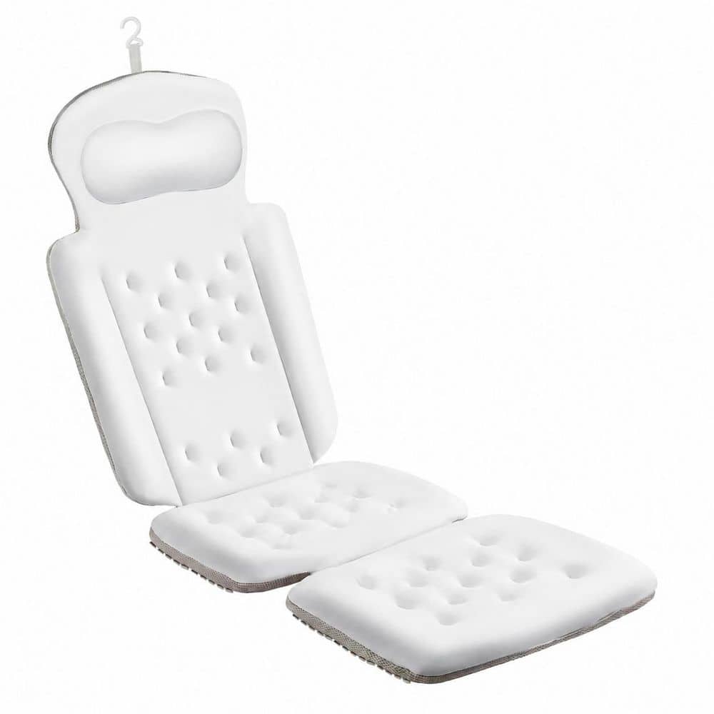 Full Body Bath Pillow with 192 Suction Cups, 51 in x 16 in, Luxury Cushion for Head and Neck Support, with Laundry Bag price history on PriceWatchPro