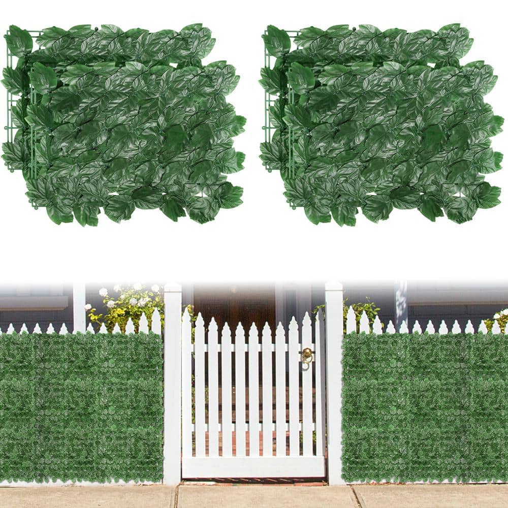 40-Pieces Artificial Maple Privacy Fence Screen, Hedge Backdrop for Balcony, Indoor, Outdoor Garden Fence price history on PriceWatchPro