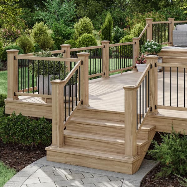 26 in. x .75 in. Satin Black Aluminum Round Classic Baluster (10-Pack)