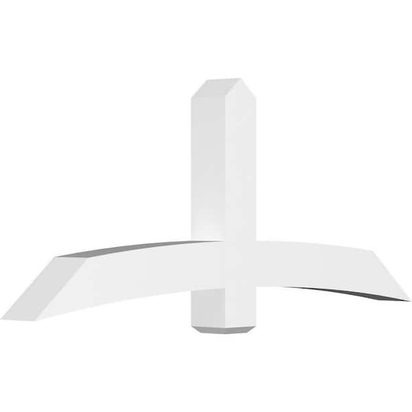 Ekena Millwork Bellingham 72 in. W x 30 in. H x 6 in. D Signature Polyurethane Bracket