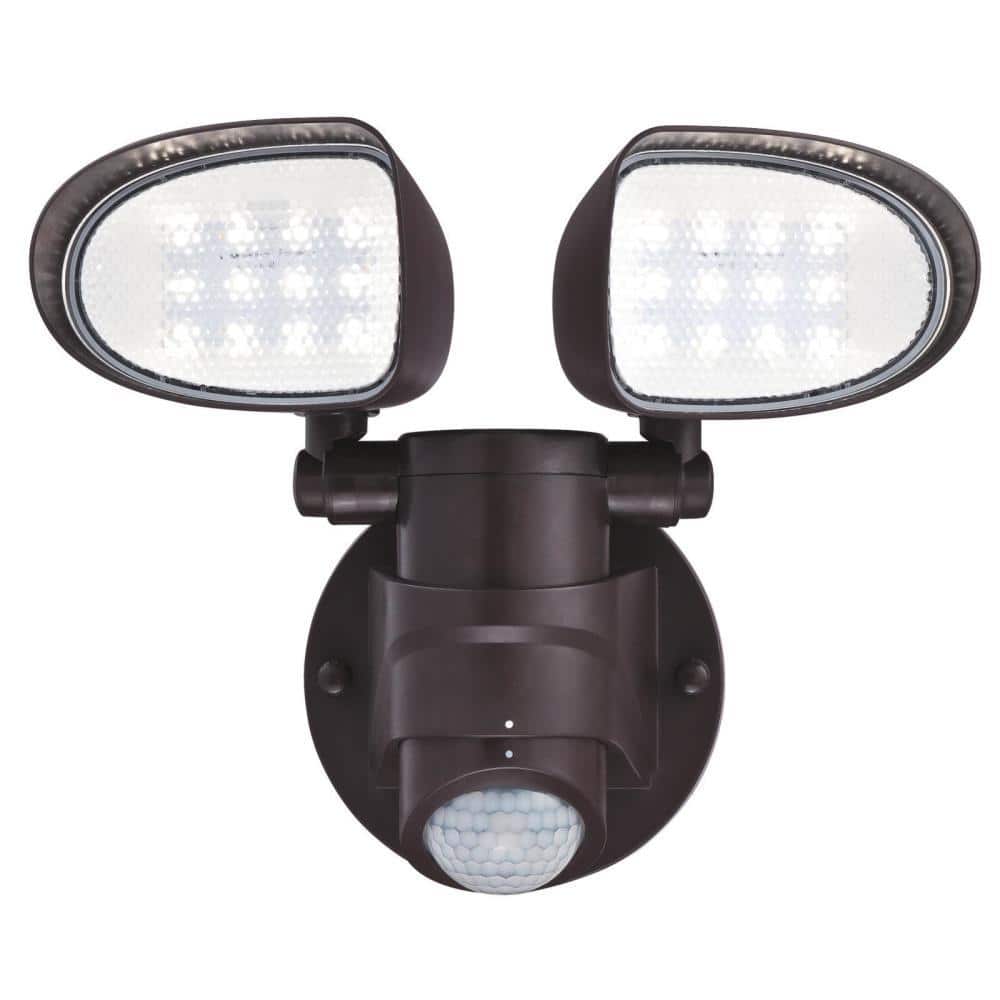 Westinghouse 18-Watt 180-Degree Bronze Motion Activated Outdoor Integrated  LED Flood Security Light 6364300 The Home Depot