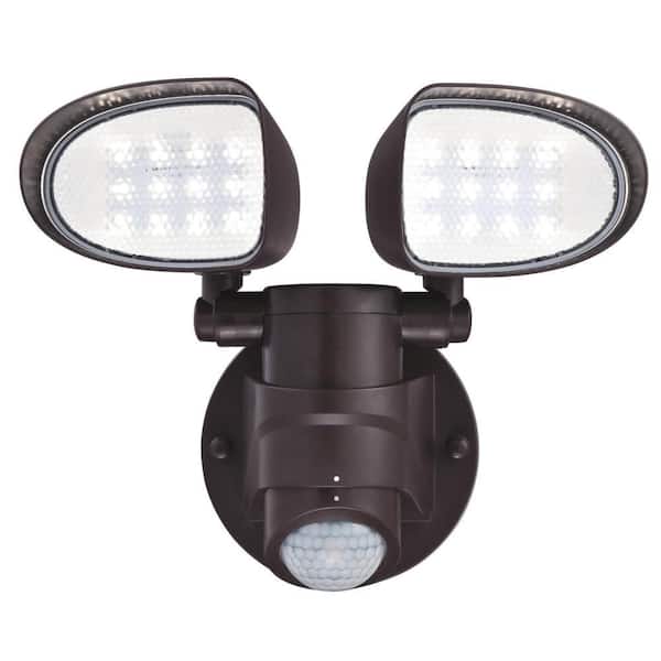 Westinghouse 18-Watt 180-Degree Bronze Motion Activated Outdoor Integrated LED Flood Security Light