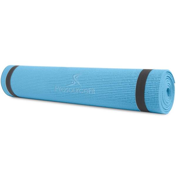 PROSOURCEFIT All Purpose Aqua 71 in. L x 24 in. W x 1 in. T Extra Thick  Yoga and Pilates Exercise Mat Non Slip (11.83 sq. ft.) ps-1996-etm-aqua -  The