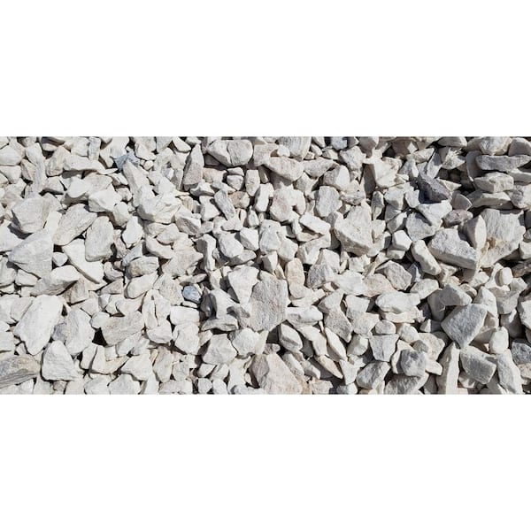 Classic Stone 10 cu. ft. Premium White Marble Chips 0.75 in. to 2.00 in. Decorative Stone (1-Bag/10 cu. ft./Pallet)