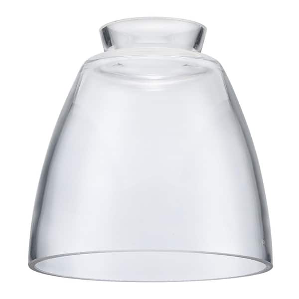 PRIVATE BRAND UNBRANDED 5.125 in. Clear Glass Dome Shaped