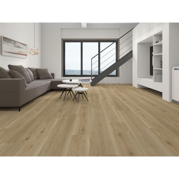 Woo-dy Canyon Oak 20 MIL x 9 in. W x 60 in. L Click Lock Waterproof WPC Vinyl Plank Flooring (18.70 sq. ft. /case)