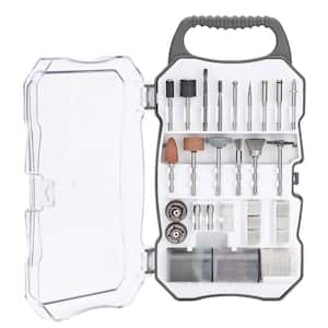 Universal Rotary Tool Accessory Set with Durable Carrying Case (70-Piece)