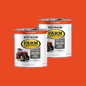 Rust-Oleum 1 qt. Farm Equipment Ford Red Enamel Paint (2-Pack