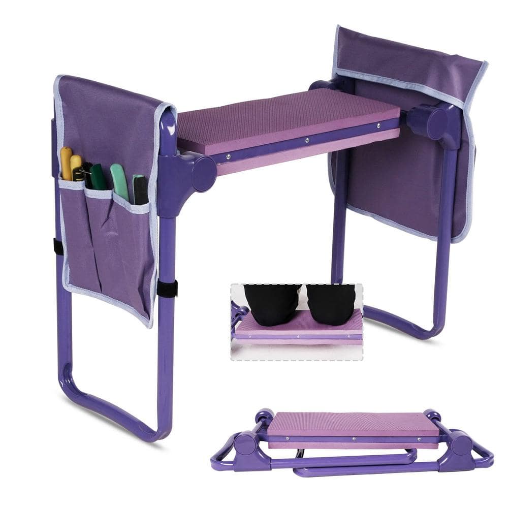 Garden Kneeler and Seat Bench Garden Workseat Folding Gardening Bench Foam 