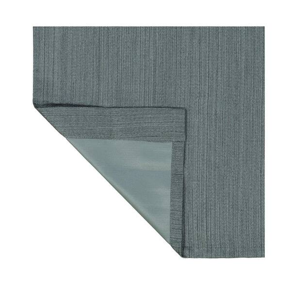 Grey 40 L Waffle-Weave French Door Panels 1 Panel