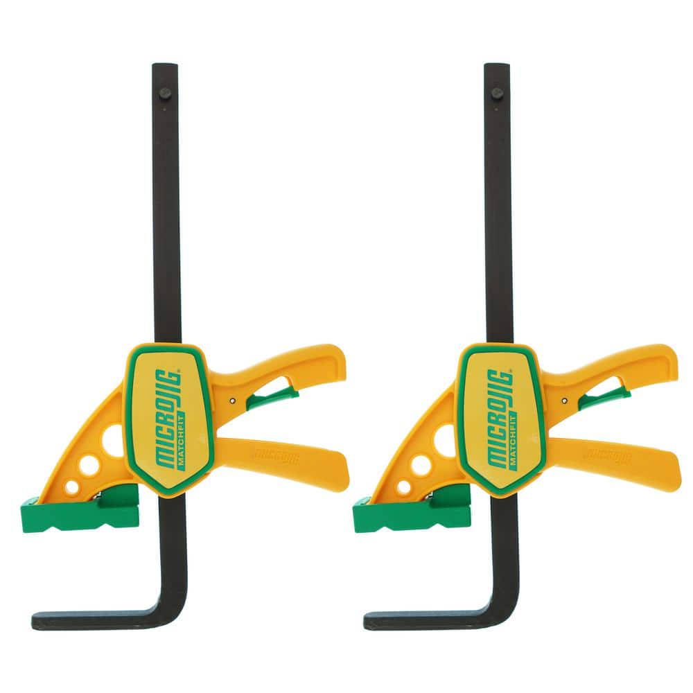 Microjig Matchfit Dovetail Clamp Micro Jig Matchfit GRR-RIP Clamp 2 Pk | The Woodsmith Store Track Saw