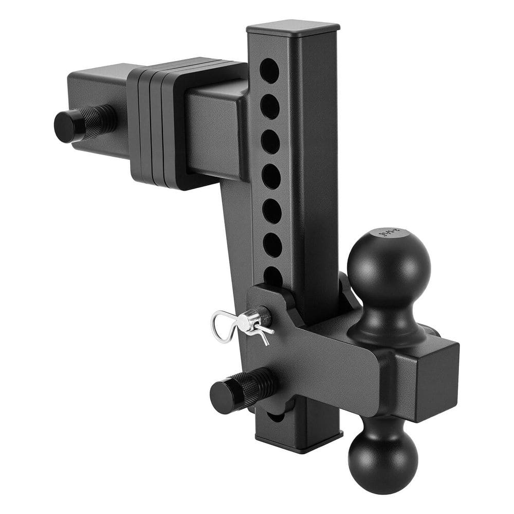 Adjustable Trailer Hitch, Towing Ball Mounts for RVs, Trucks, Black, Fit 2.5 in. Receiver, 28000 lbs. GTW, 8 in. Drop price history on PriceWatchPro