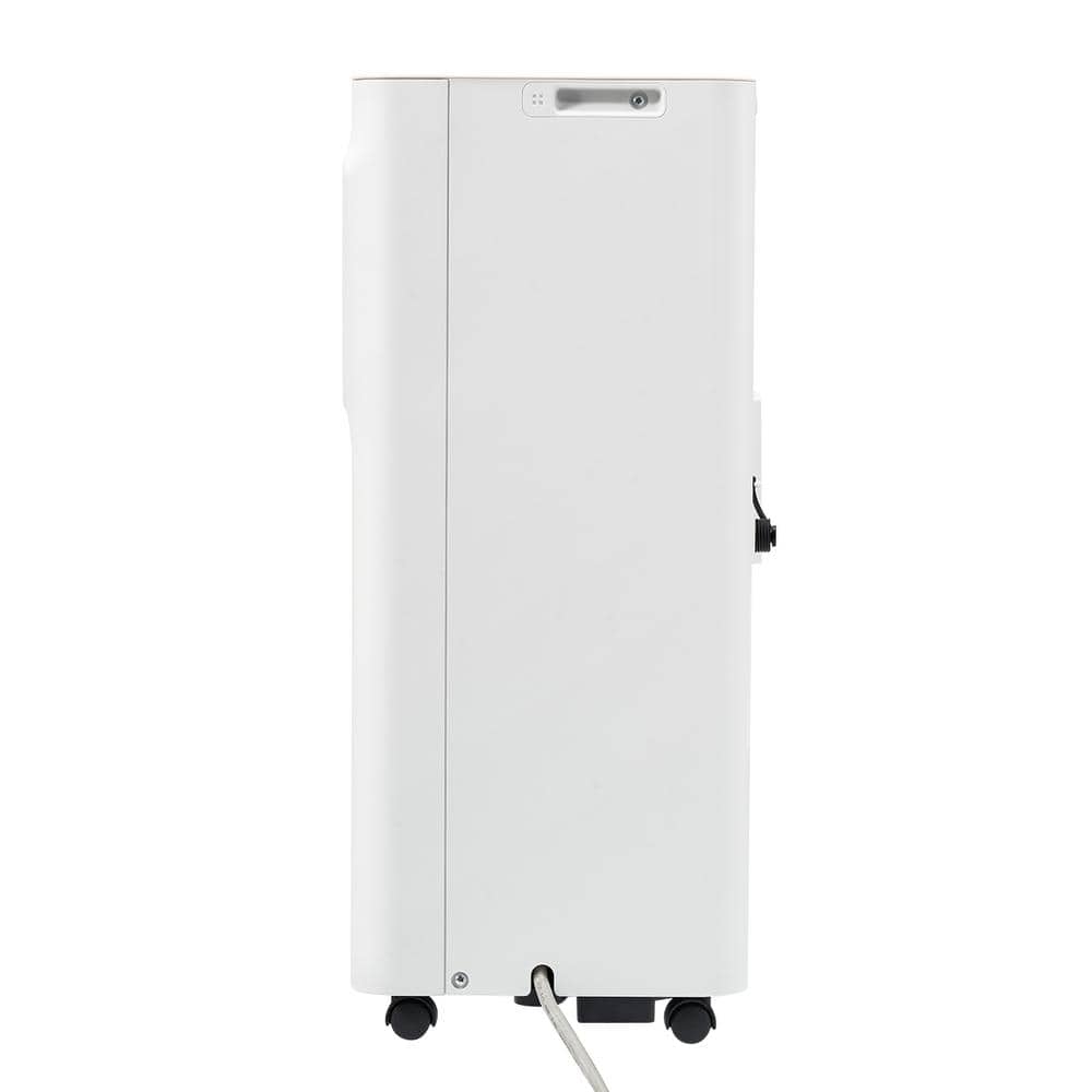 White 5,000 BTU Portable Air Conditioner with Remote and Dehumidifier