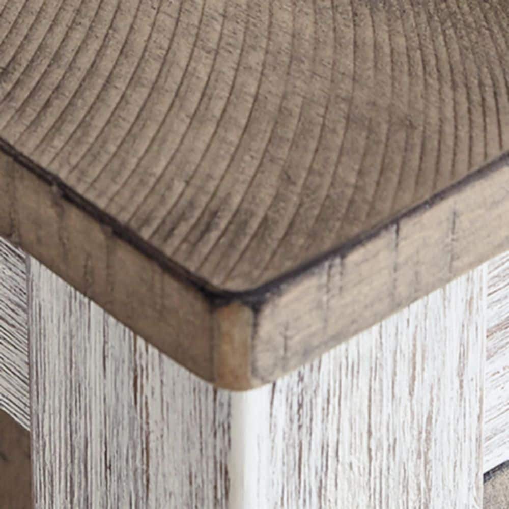 Skempton Farmhouse Rectangular Dining Table with Storage