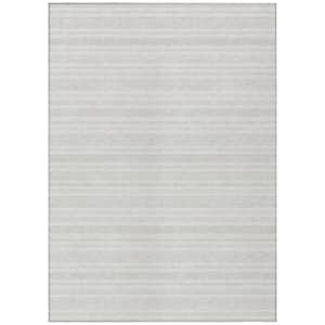 Chantille ACN531 Ivory 5 ft. x 7 ft. 6 in. Machine Washable Indoor/Outdoor Geometric Area Rug