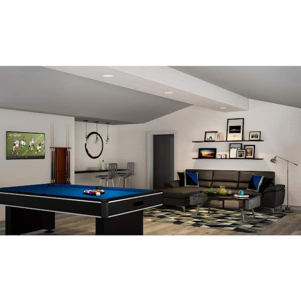 6 in. White Recessed Ceiling Light Baffle and Trim Ring