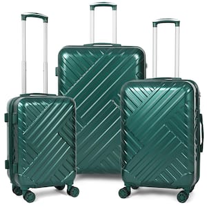 Pocomoke Hill Nested Hardside Luggage Set in Sea Green, 3 Piece - TSA Compliant
