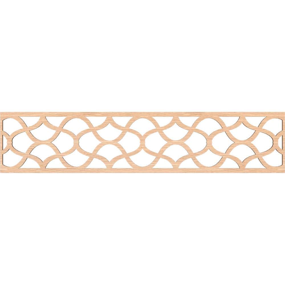 Resort Fretwork 0.25 in. D x 46.75 in. W x 10 in. L Red Oak Wood Panel Moulding price history on PriceWatchPro