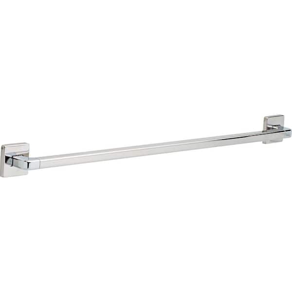 Delta Modern Angular 36 in. x 1-1/4 in. Concealed Screw ADA-Compliant Decorative Grab Bar in Chrome