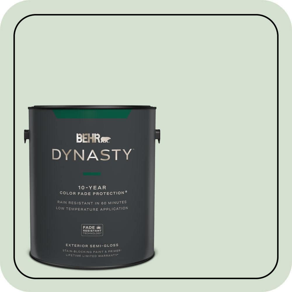 1 gal. #S400-2 Comforting Green Semi-Gloss Exterior Stain-Blocking Paint & Primer price history on PriceWatchPro