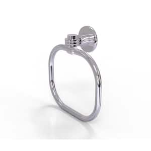 Continental Collection Towel Ring with Dotted Accents in Polished Chrome